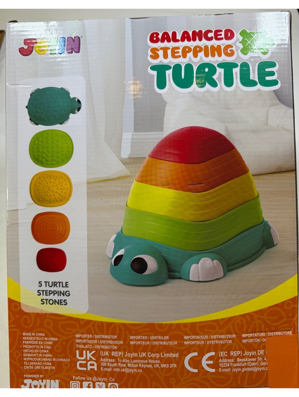 Balanced Stepping Turtle toy set